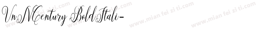 VnNCentury BoldItali字体转换